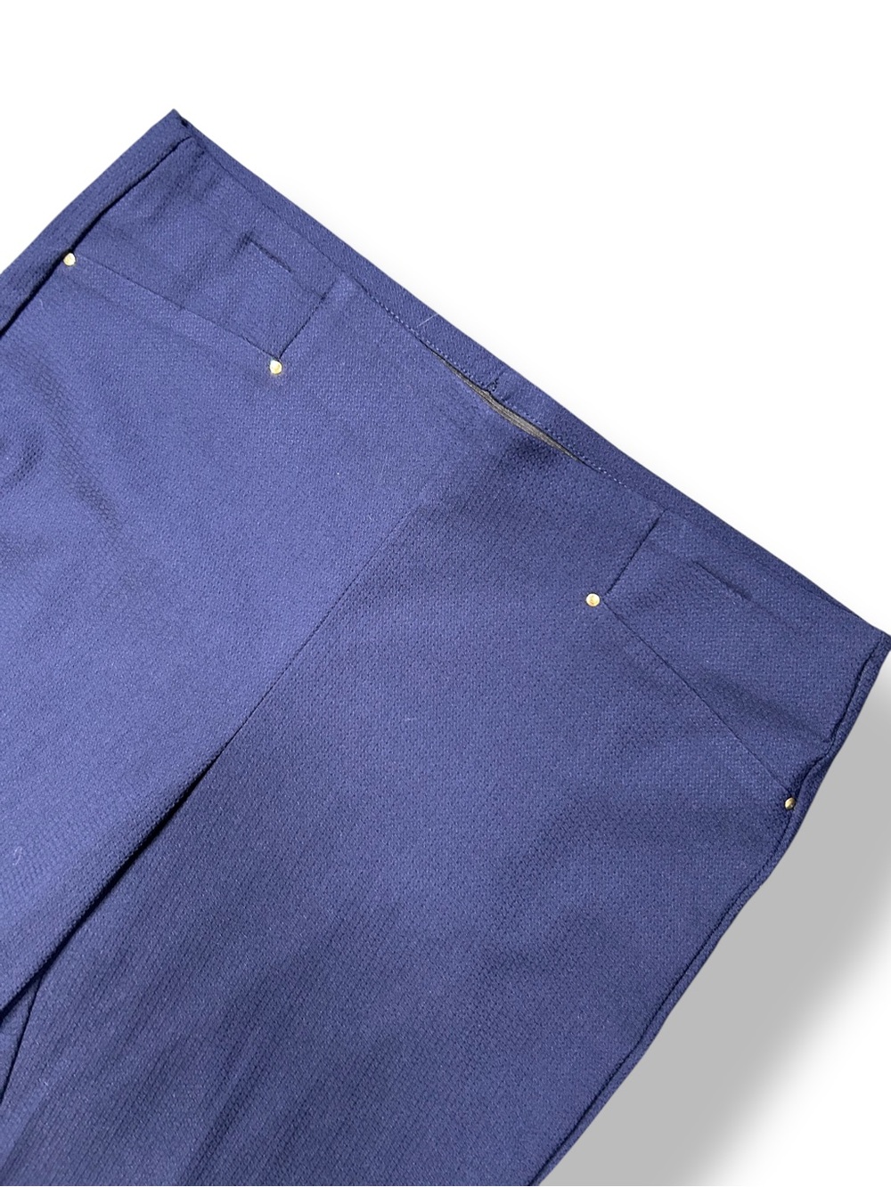 4/$20 Rafaella Comfort Navy Pull-On Straight Leg Pants Size 14 - Picture 3 of 4
